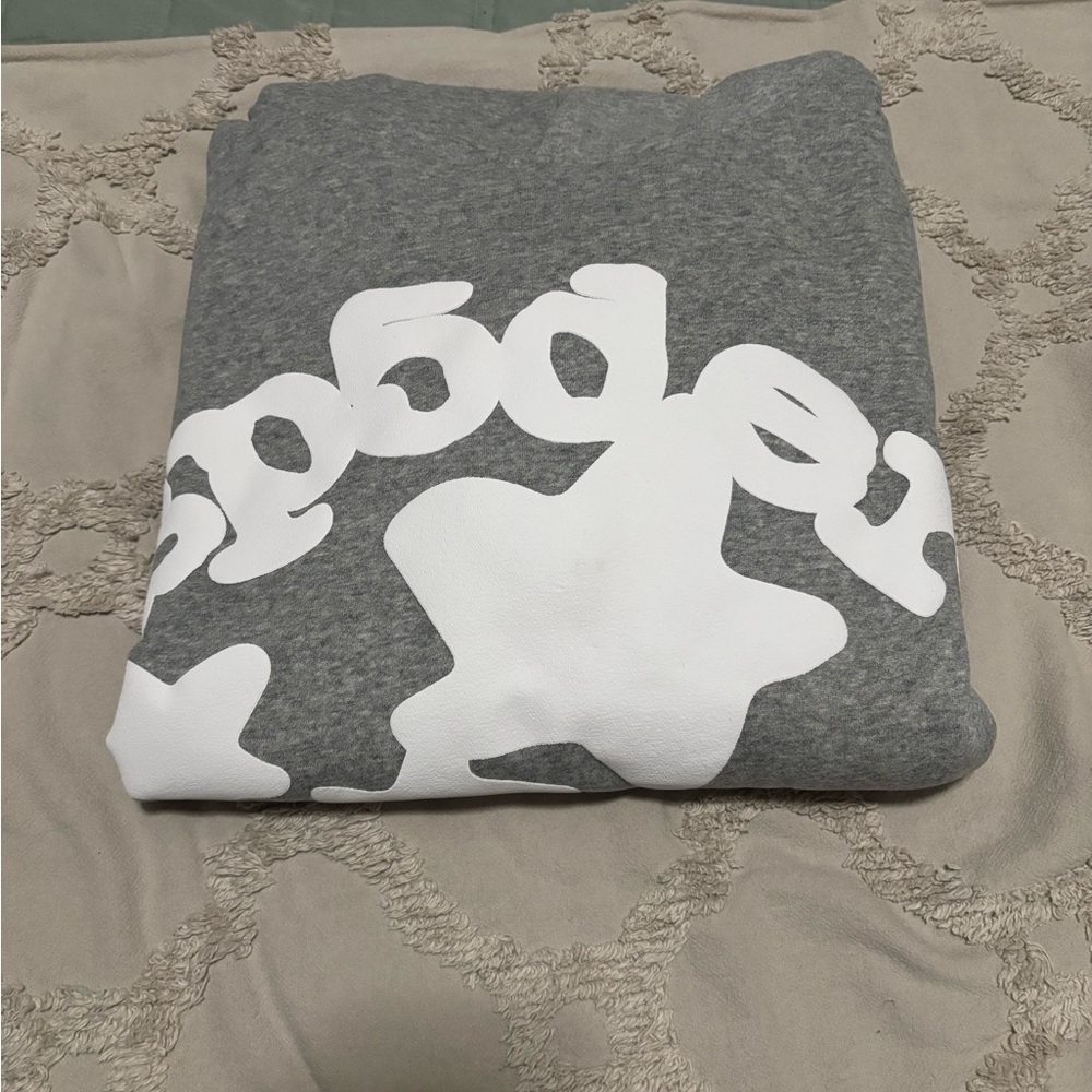 Gray and White Sweater